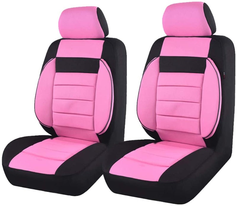 6PCS 3D Foam Cushion Back Support Universal Fit Front Car Seat